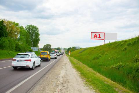 Billboard A in Sokilniki, 3x6  M-10 Zahidnij obhid m. L'vova Photo 1