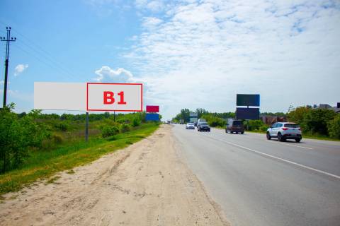 Billboard B in Lviv route, 3x6  M-10 Zahidnij obhid m. L'vova Photo 1