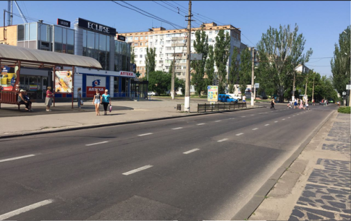 Billboard B in Mykolaiv av. Central'nyj, 259 - St.6-a Slobodskaa / ostanovka Photo 1