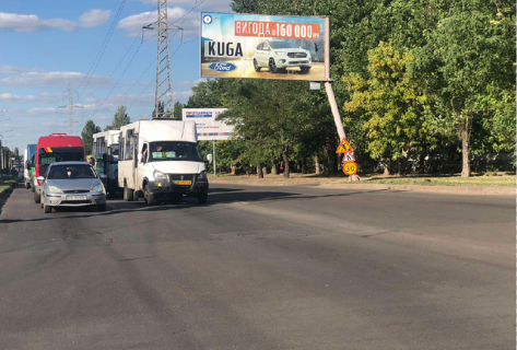 Facade Banners A in Mykolaiv ugol Hersonskoe sosse - st. Kossmonavtov Photo 1