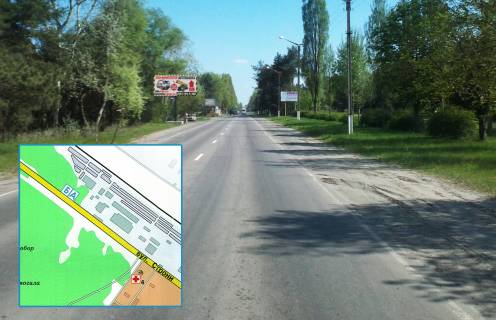 Billboard B in Horishni Plavni (Komsomolsk) st. Strona (Rajon bazi VRP, doroga na Kremencuk cerez trik. Fabriku) Photo 1