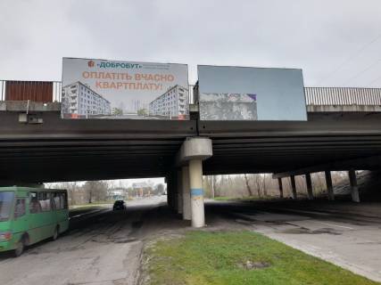 Billboard A in Kam'yanske (Dniprodzerzhinsk) Elizavetovskoe sosse v storonu Elizavetovki (dva sita)(vyska) Photo 1