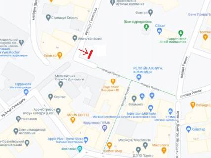 Video Billboard A in Ivano-Frankivsk, 1.8x1.2  Ринок пл., 2, Ратуша, з боку кафедрального собору - 658395 scheme
