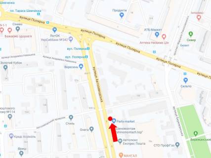 Prismatron, Prism A in Kyiv, 3x6  Avtozavods'ka st., 89a - prov. Avtozavods'kij, na svitlofori, v storonu st. Polarna, z centru - 184910 scheme