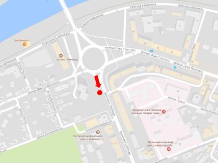 Citylight A in Uzhgorod, 1.8x1.2  Svobodi av., 2, v bik Kirila i Mefodia pl., zupinka scheme