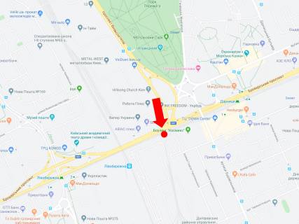 Video Billboard A in Kyiv, 3x6  Броварський пр. - пр. Визволителів, на світлофорі, в бік пр. Броварського - 583872 scheme