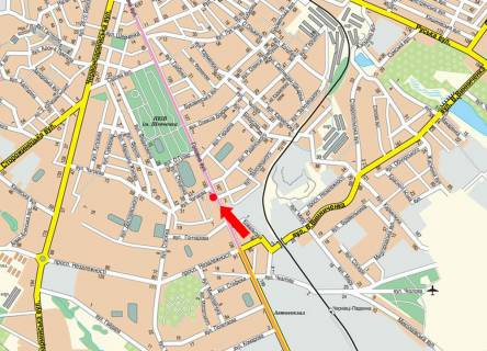 Citylight B in Chernivtsi, 1.8x1.2  Golovna st., 104, v centr scheme