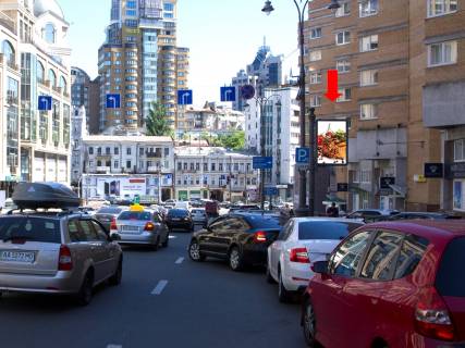 Citylight A in Kyiv, 1.8x1.2  V. Vasil'kivs'ka st. (kolis. Cervonoarmijs'ka st.), 9/2, v storonu st. Basejna, navproti "Arena siti" Photo 1