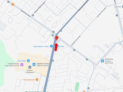 Video Billboard A in Odessa, 3x6  Небесної Сотні пр. (колиш. Жукова пр.), 3А - 618077 scheme