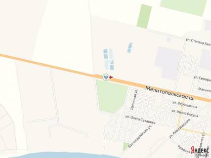 Billboard B in Berdyansk Melitopol'skoe sosse, vyezd iz g. Berdansk, 200m k postu GAI scheme