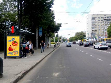 Citylight B in Lviv, 1.8x1.2  Vigovs'kogo st. - st. Lubins'ka, zup. "st. Vigovs'kogo - st.Cuvass'ka", v storonu st. Lubins'koi Photo 1