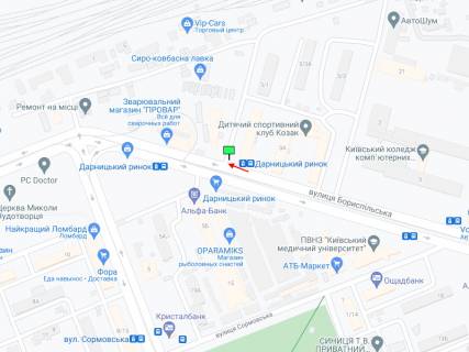 Prismatron, Prism A in Kyiv Borispil's'ka st., 3 - 395586 scheme