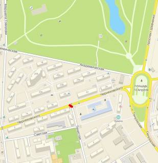 Scrolller, Scroll  in Odessa, 2.3x3.14  Cernahovs'kogo st., 13, v centr - 431807 scheme