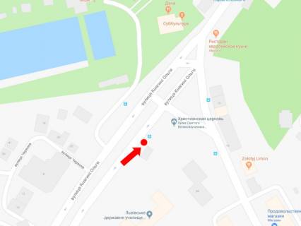 Citylight  in Lviv, 1.8x1.2  Knagini Ol'gi st. - st. Saharova, zup. "Gorbacevs'kogo", v centr scheme