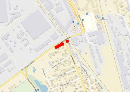 Prismatron, Prism  in Zaporizhzhya, 3x6  Privokzal'na st. (kol. Lunacars'kogo st.) / Lastockina st. (kol. Capaeva st.), bila supermarketu "El'dorado", v bik Sobornogo av. (kol. Lenina av.), z/d vokzalu - 411485 scheme