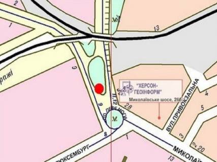 Prismatron, Prism A in Kherson Naftovikiv st. - Peremogi pl., z centru, prava - 379162 scheme