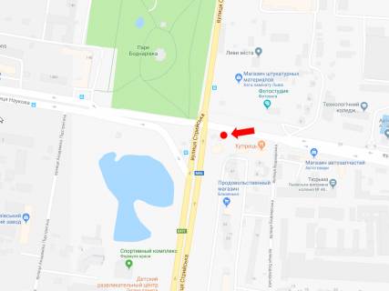 Citylight  in Lviv, 1.8x1.2  Hutorivka st. / Strijs'ka st. (zupinka "Strijs'ka-Naukova"), v bik st. Naukova scheme