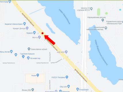 Prismatron, Prism A in Kyiv, 3x6  Bogatirs'ka st., 3d, rozdil'nik, v storonu st. Lugovoi, supermarketu "Epicentr" - 184903 scheme