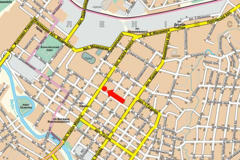 Citylight  in Kropyvnytskyi (Kirovograd), 1.8x1.2  Sevcenka st. / V. Perspektivna st. (kol. Marksa st.), 23/13, bila magaziniv "Kolobok", "Allo" scheme