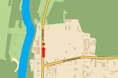 Billboard  in Vinnytsia, 3x6  Kiivs'ka st., bila zooparku "Podil's'kij", rozdil'nik scheme