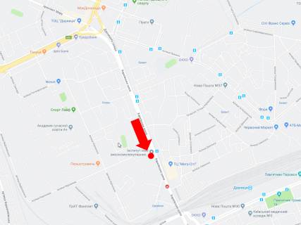 Prismatron, Prism A in Kyiv, 3x6  Harkivs'ke sose 48 - st. Berezneva, bila Institutu himii, v bik st. Privokzal'na - 325656 scheme