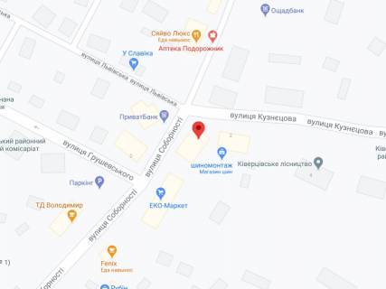 Video Billboard A in Kivertsi Sobornosti st., 5a, apteka "Volin'farm", prajs za rolik 10 sek 1 vihid/5 hvilin, na dvostoronn'omu ekrani, vid 144 vihodiv na den'. Rozrahunok dla insih parametriv translacii utocnujte u menedzera. - 301381 scheme