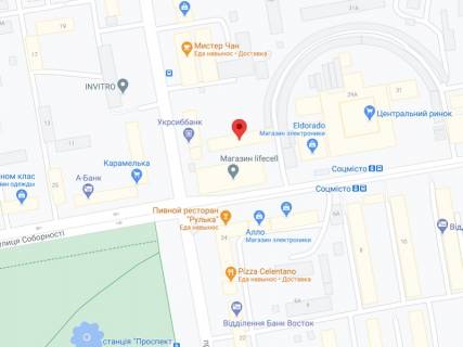 Video Billboard A in Krivy Rig Sobornosti st., 29/4, apteka "Med Servis", NoDn021, prajs za rolik 10 sek 1 vihid/5 hvilin, z 8:00-22:00. Rozrahunok dla insih parametriv translacii utocnujte u menedzera. - 301414 scheme