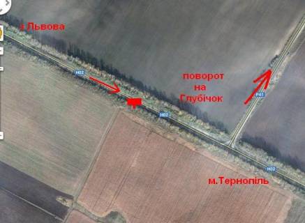 Billboard A in Ternopil highway, 3x6  Trasa Ternopil'-L'viv, v storonu mista scheme