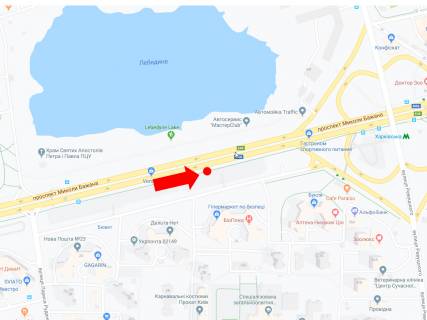 Video Billboard A in Kyiv, 3x6  Бажана пр., 30, в бік ст.м. "Харківська", з центру - 583925 scheme