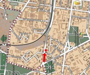 Prismatron, Prism A in Odessa, 3x6  Seredn'ofontans'ka st., 53/55, v bik z/d vokzalu, v centr - 19708 scheme