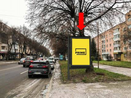 Citylight A in Rivne, 1.8x1.2  Mickevica st. / Kavkaz'ka st., bila Ukrsocbanku Photo 1