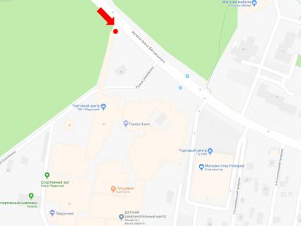 Citylight A in Lviv, 1.8x1.2  Vigovs'kogo st. / st. Sknilivs'ka, ost. "rinok" Pivdennij ", v storonu st. Volodimira Velikogo scheme