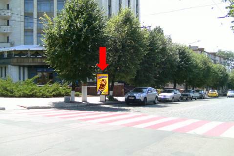 Citylight  in Kropyvnytskyi (Kirovograd), 1.8x1.2  V. Perspektivna st. (kol. Marksa st.) / Egorova st., bila gotelu "Evropa" Photo 1