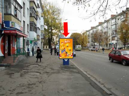 Citylight B in Zhytomyr, 1.8x1.2  Kiivs'ka st., 84, bila Privatbanku Photo 1