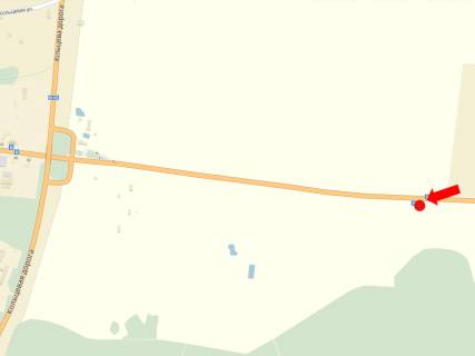 Billboard B in Lviv route, 3x6  Trasa L'viv-Ternopil', s. Vinniki, v bik L'vova scheme