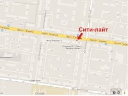 Citylight A in Krivy Rig, 1.8x1.2  Gagarina av., 36/2 scheme