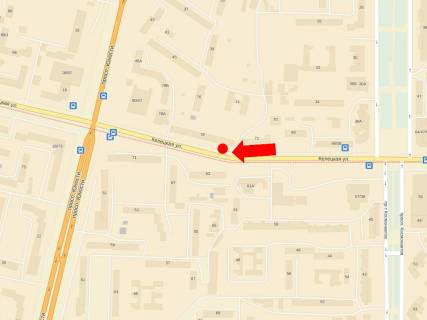 Citylight  in Vinnytsia, 1.8x1.2  Kelec'ka st., 78, v storonu Unosti av. scheme