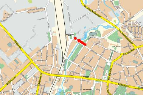 Citylight A in Rivne, 1.8x1.2  Miru av., bila magazinu "Veneto" scheme