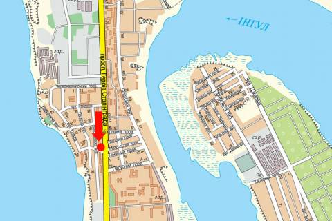 Billboard  in Mykolaiv, 3x6  Geroiv Stalingradu av. / Armijs'kij av. (kol. Cervonoarmijs'kij av.), rinok, v centr scheme