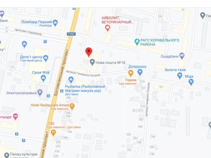 Video Billboard A in Mykolaiv Bogoavlens'kij av., 340, apteka "Med Servis", NoUg040, prajs za rolik 10 sek 1 vihid/5 hvilin, z 8:00-22:00. Rozrahunok dla insih parametriv translacii utocnujte u menedzera. - 301459 scheme