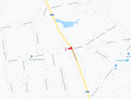 Billboard A in Voronizh, 3x6  Автодорога Шостка-Кролевець (Т19-07), 8км-700 вправо, смт Вороніж scheme