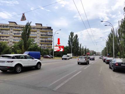 Billboard  in Kyiv, 3x6  Malinovs'kogo st., 38 - Geroiv Stalingrada av., v storonu st.m. "Obolon'" Photo 1