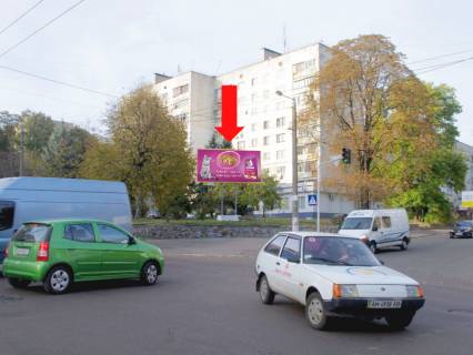 Billboard A in Zhytomyr, 3x6  Berdicivs'ka st., 83 / Gagarina st., na svitlofori, v centr Photo 1