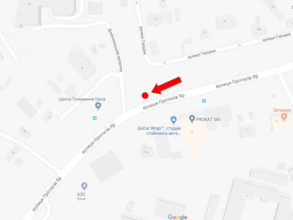 Scrolller, Scroll A in Kyiv, 2.3x3.14  Protasov Ar st. / per. Dokucaevs'kij, v storonu st. Solom'ans'koi - 470301 scheme