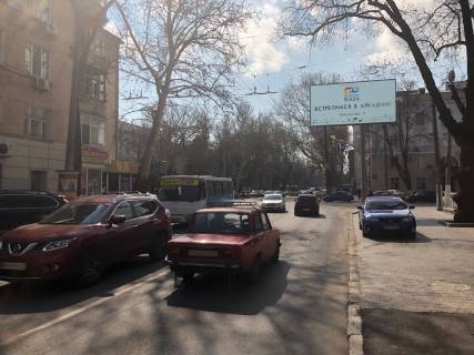 Billboard A in Odessa, 3x6  Sevcenko av. - Seminars'ka st. - Pirogovs'kij prov., 8, z centru Photo 1