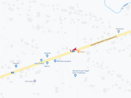 Billboard A in Zabolotiv, 3x6  смт Заболотів, Хмельницького вул. scheme