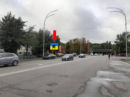 Billboard  in Kyiv, 2.3x3.14  Bajkova st. - st. Ams'ka, v storonu st. Grincenka Photo 1