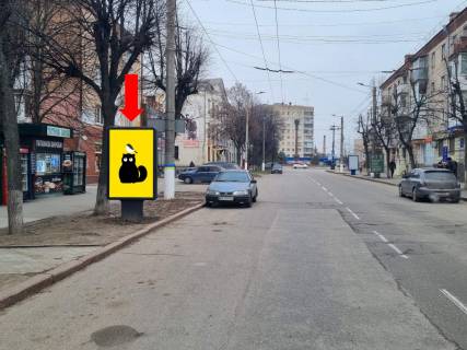 Citylight B in Kropyvnytskyi (Kirovograd), 1.8x1.2  V. Perspektivna st. (kol. Marksa st.) 6/3, vid centru Photo 1