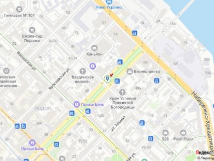 Cityscroll A in Kyiv, 1.8x1.2  Niznij Val st., 51 - Pocajnins'ka st., na svitlofori scheme