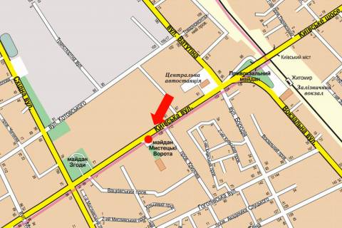 Prismatron, Prism B in Zhytomyr, 3x6  Kiivs'ka st., 104, navproti TRC "Global", supermarketiv "Fokstrot", "El'dorado", "Comfy", "Karavan", na svitlofori - 18407 scheme